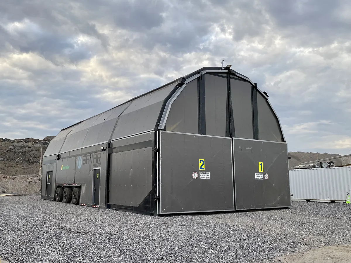 Garage réalisé en collabortation avec Savar-Hangar