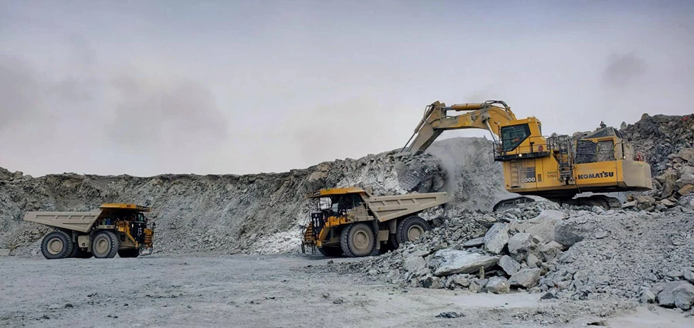 Mine Gouldie, Opération minière