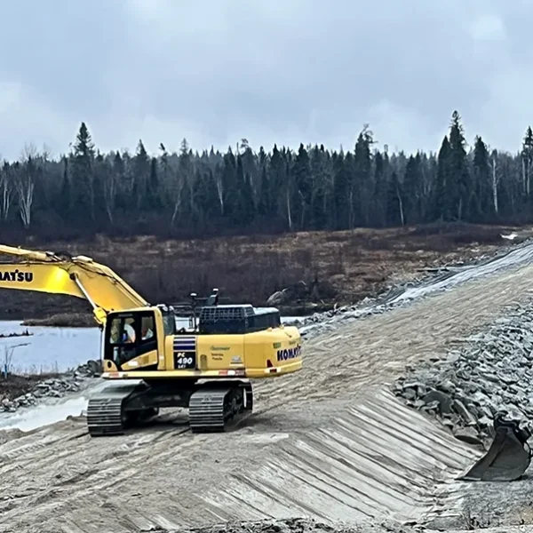 Mine Hemlo, construction civile