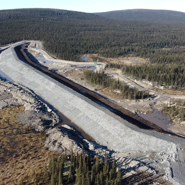 Mine Mont-Wright, Digue Nord