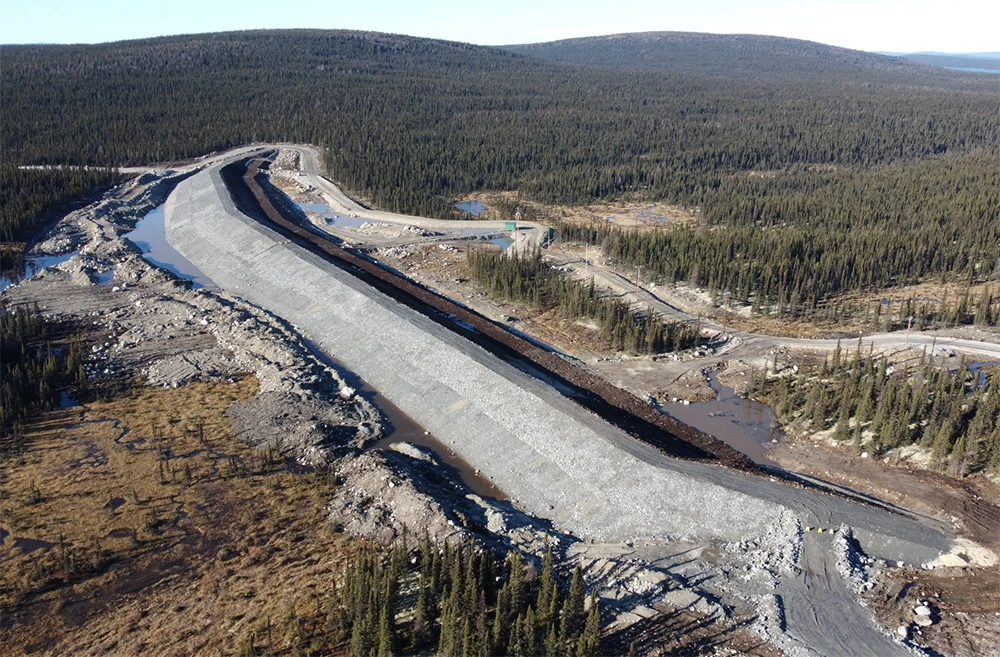 Mine Mont-Wright, Digue Nord