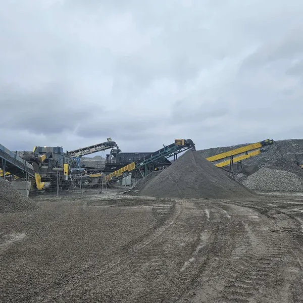 Mine Renard, production d'agrégats