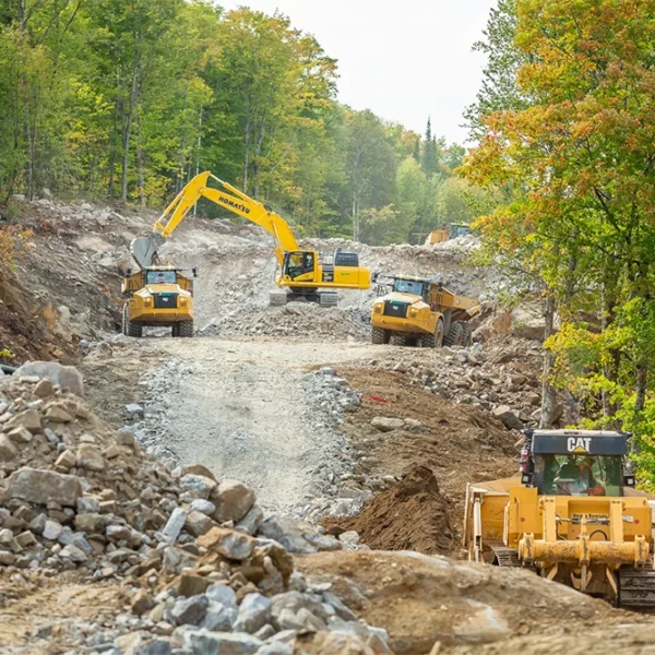 Projet Matawinie, Route d'accès