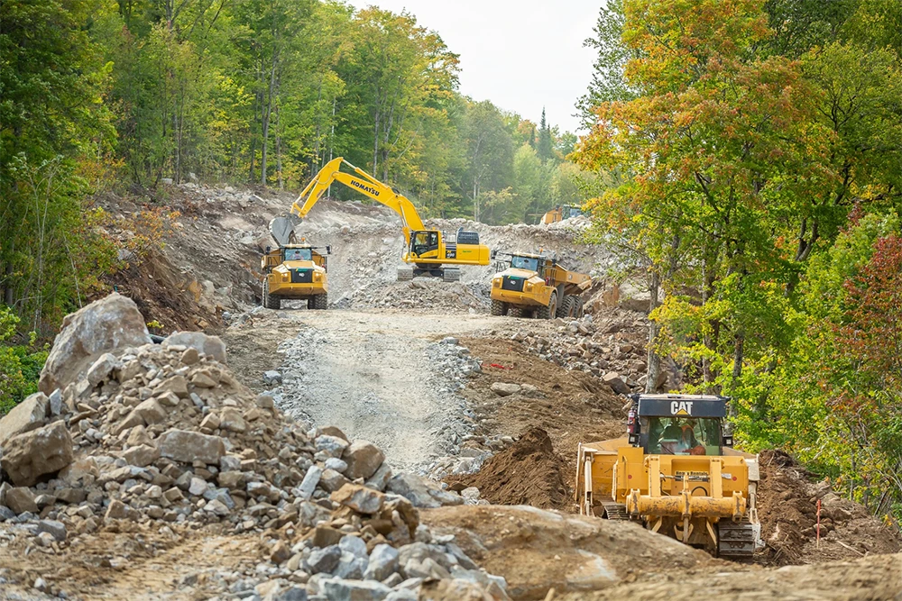 Projet Matawinie, Route d'accès