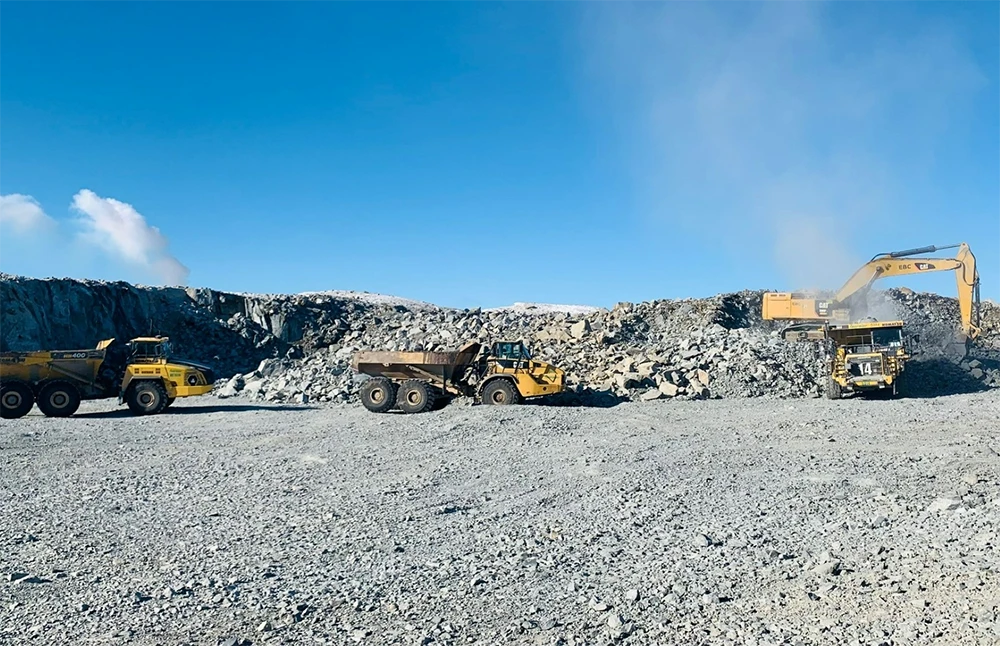 Projet Côté Gold, Plant site