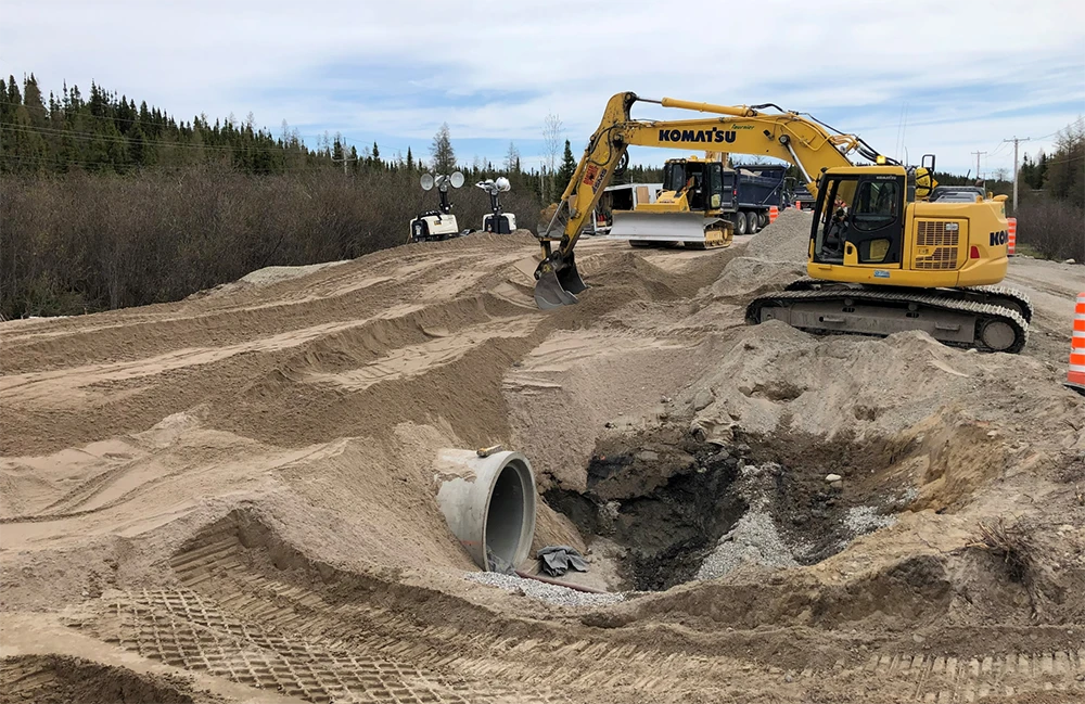 Route de la Baie-James, Remplacement de 22 ponceaux