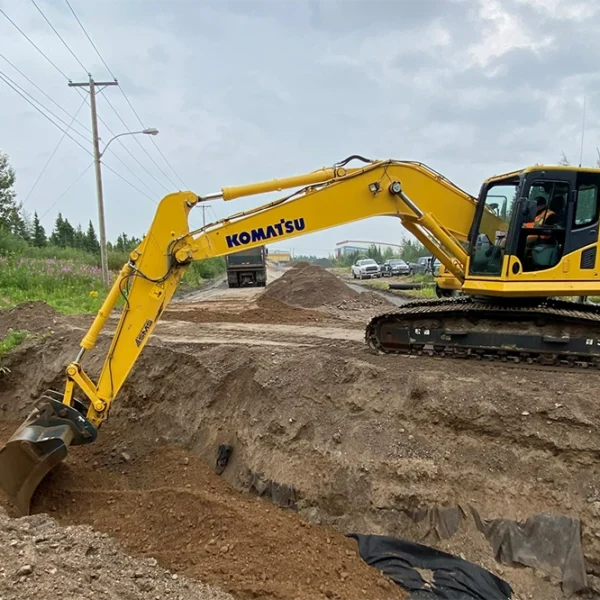 Waskaganish, rechargement et pavage phase 2 et 3