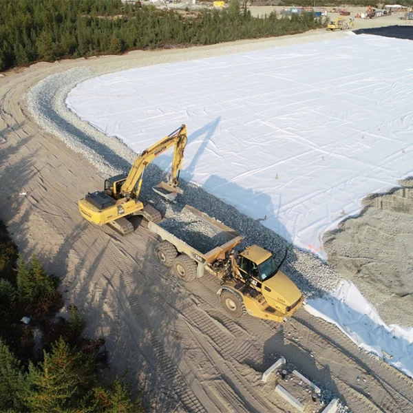 Projet Windfall, Travaux
pour la préparation de
terrain