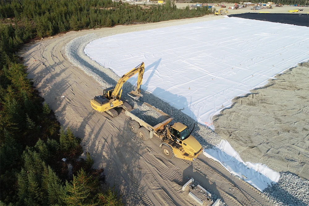 Projet Windfall, Travaux pour la préparation de terrain